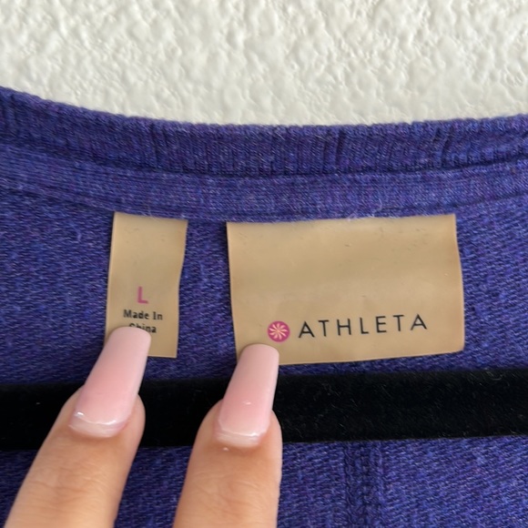 Athleta Cloudlight Stratus Topin Royal Blue.  Size Large - Picture 4 of 6